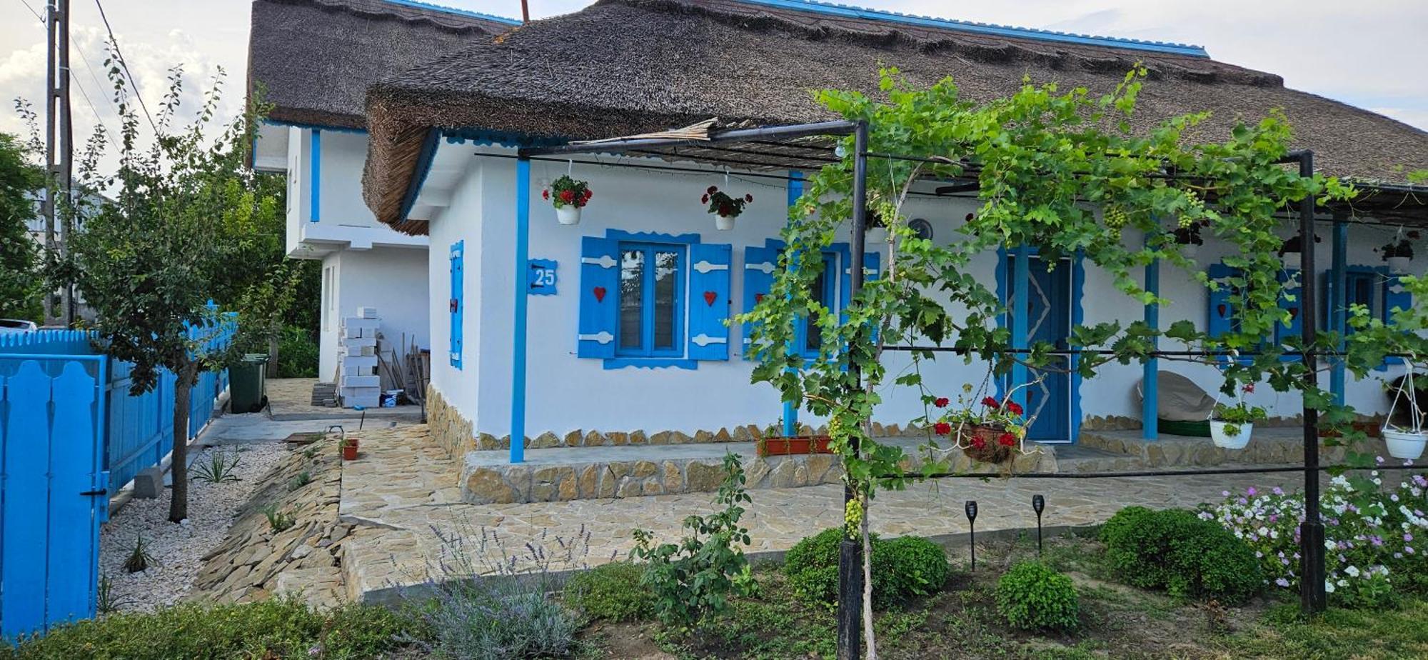 Casa Cu Stuf Murighiol Exterior foto